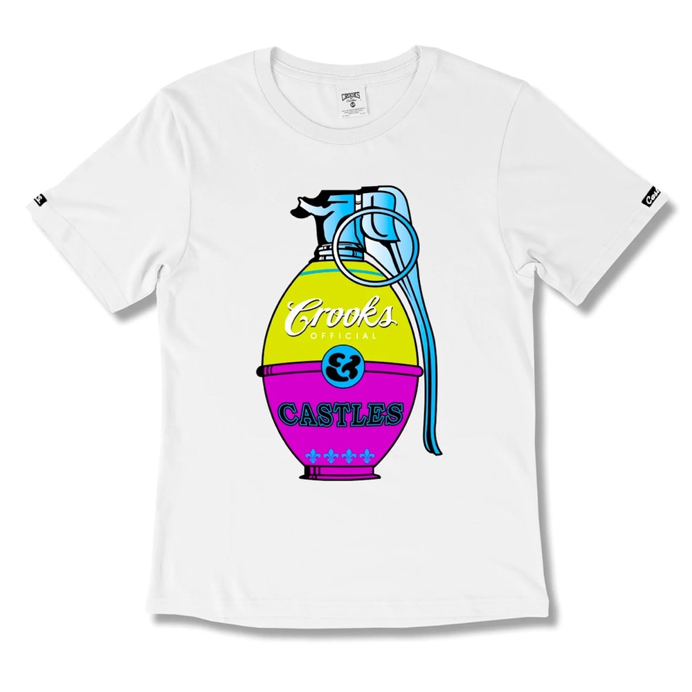 Brand new Womens crooks and castles tshirt